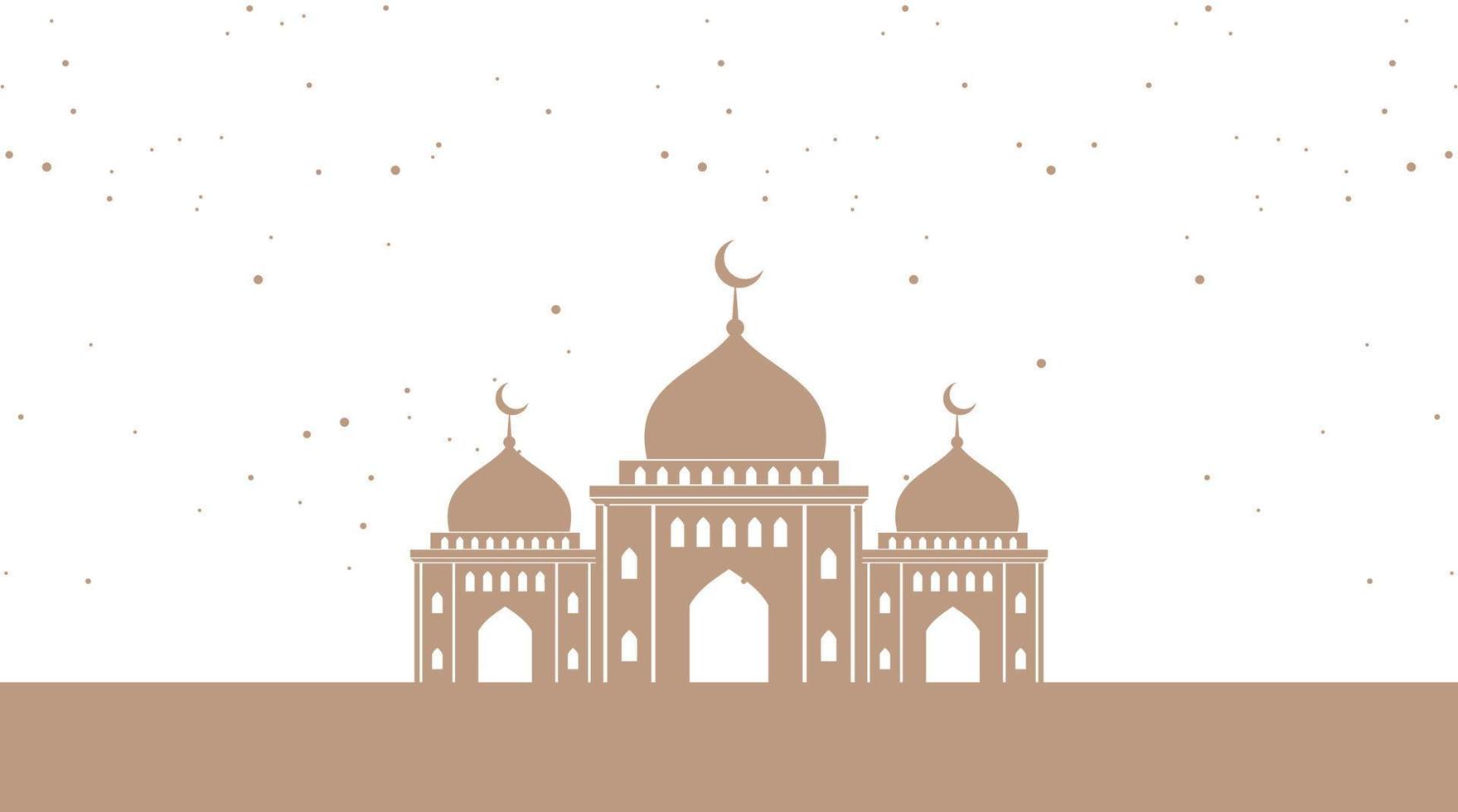 fondo islámico. fondo de eid mubarak. fondo de ramadán kareem. vector