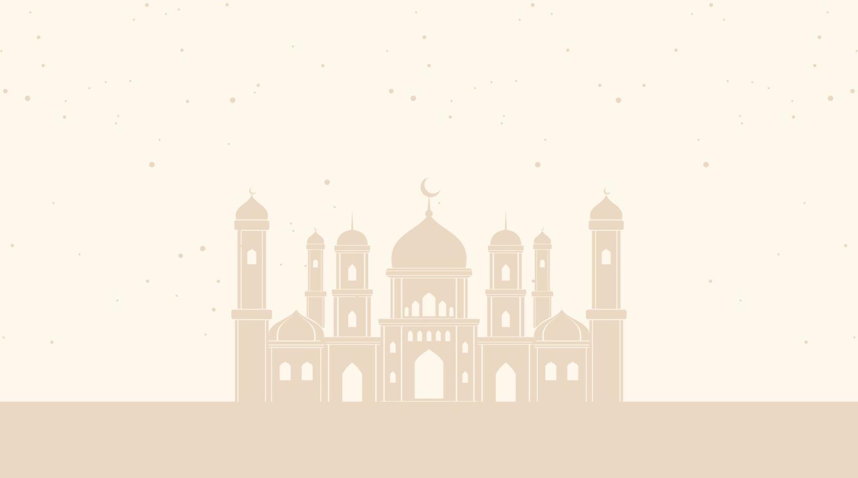 fondo islámico. fondo de eid mubarak. fondo de ramadán kareem. vector