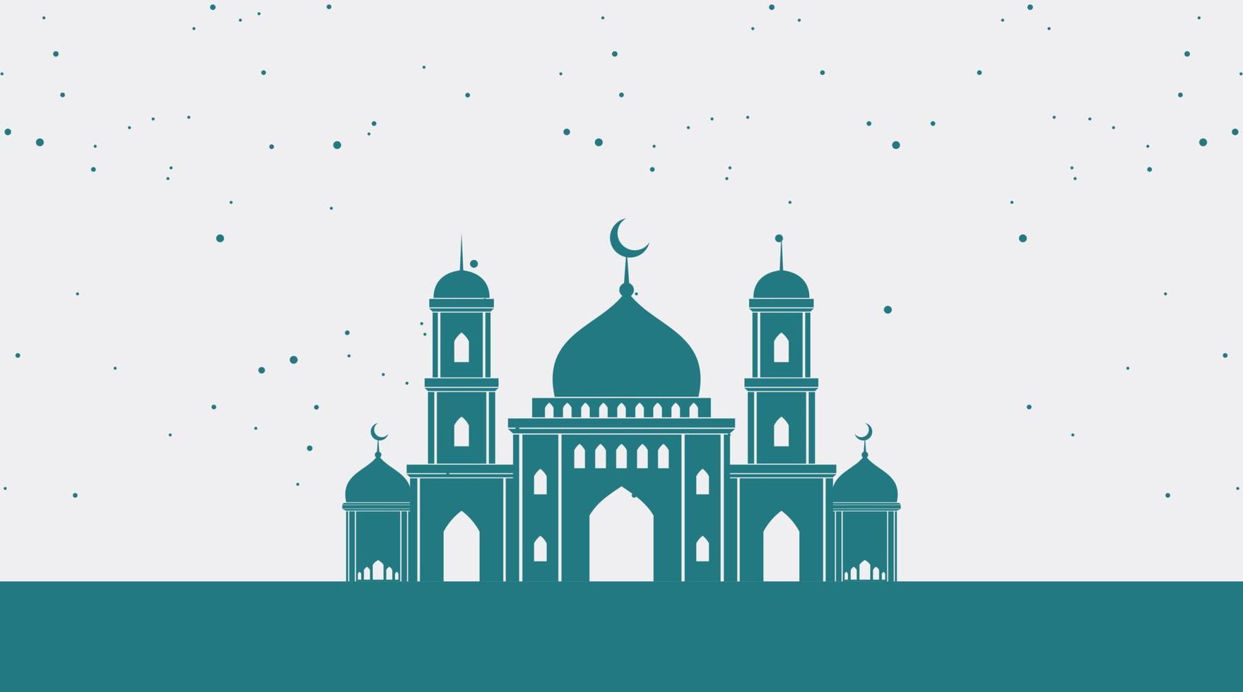 fondo islámico. fondo de eid mubarak. fondo de ramadán kareem. vector