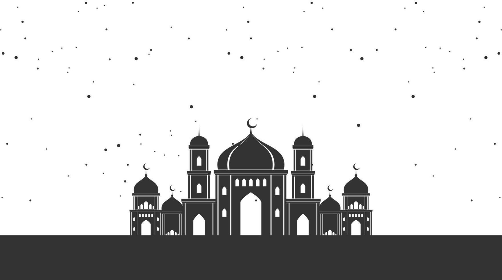 fondo islámico. fondo de eid mubarak. fondo de ramadán kareem. vector