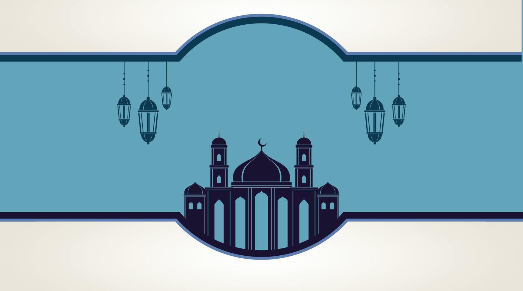 fondo islámico. fondo de eid mubarak. fondo de ramadán kareem. vector