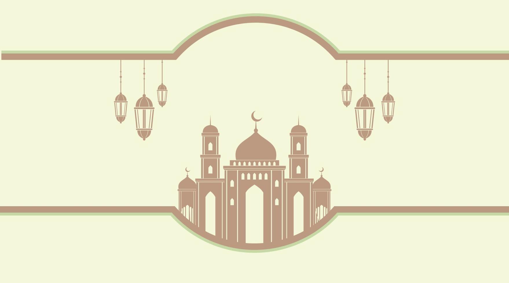 Islamic Background. Eid Mubarak Background. Ramadan Kareem Background. vector