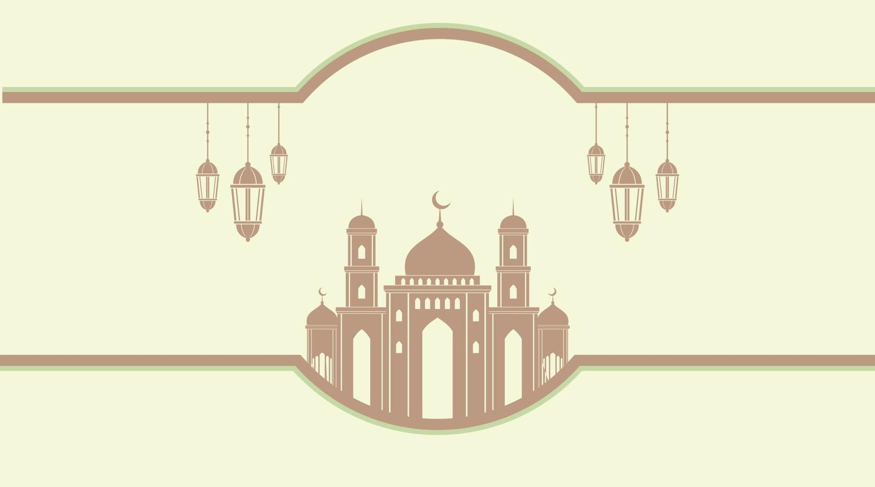 fondo islámico. fondo de eid mubarak. fondo de ramadán kareem. vector