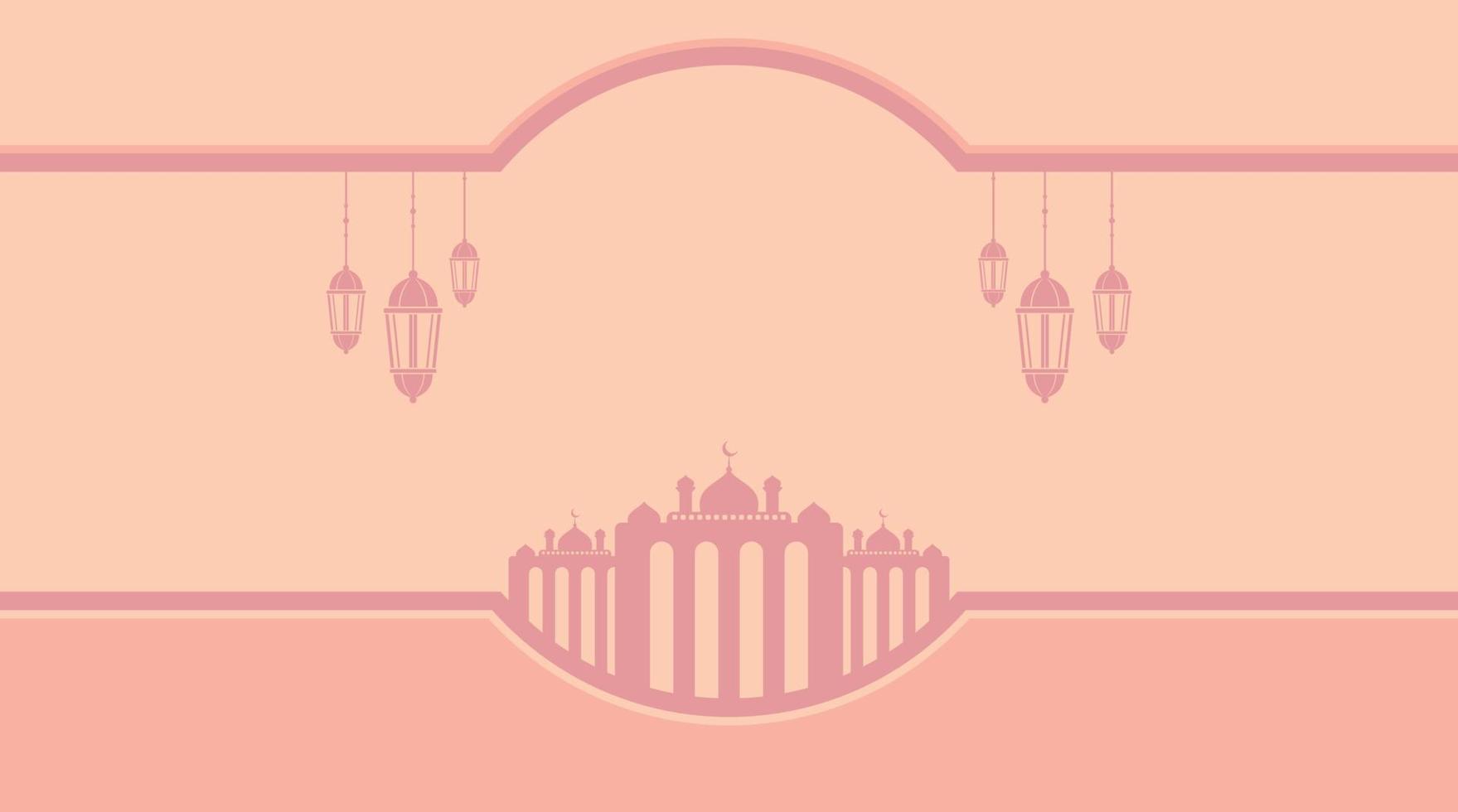 fondo islámico. fondo de eid mubarak. fondo de ramadán kareem. vector