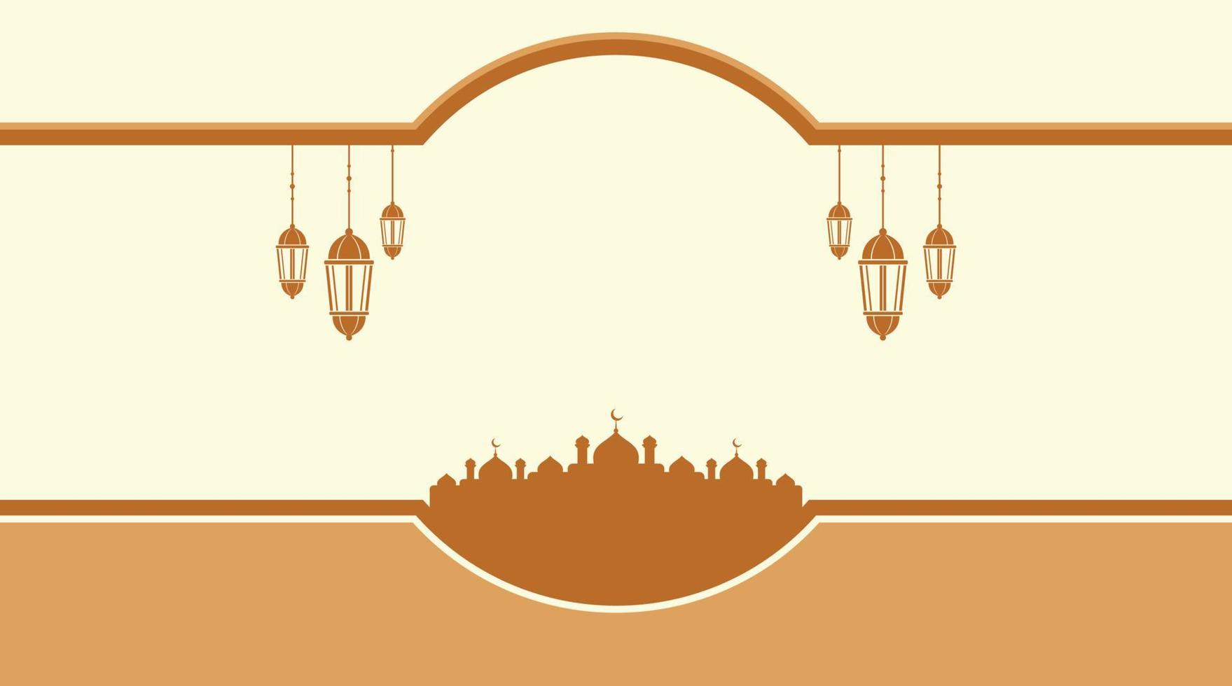 Islamic Background. Eid Mubarak Background. Ramadan Kareem Background. vector