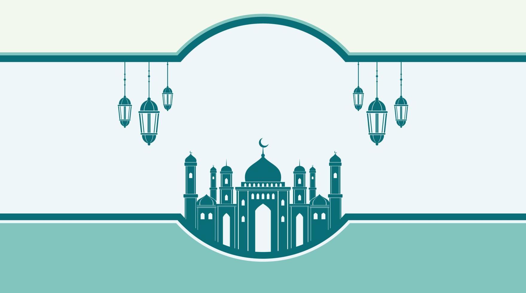 fondo islámico. fondo de eid mubarak. fondo de ramadán kareem. vector