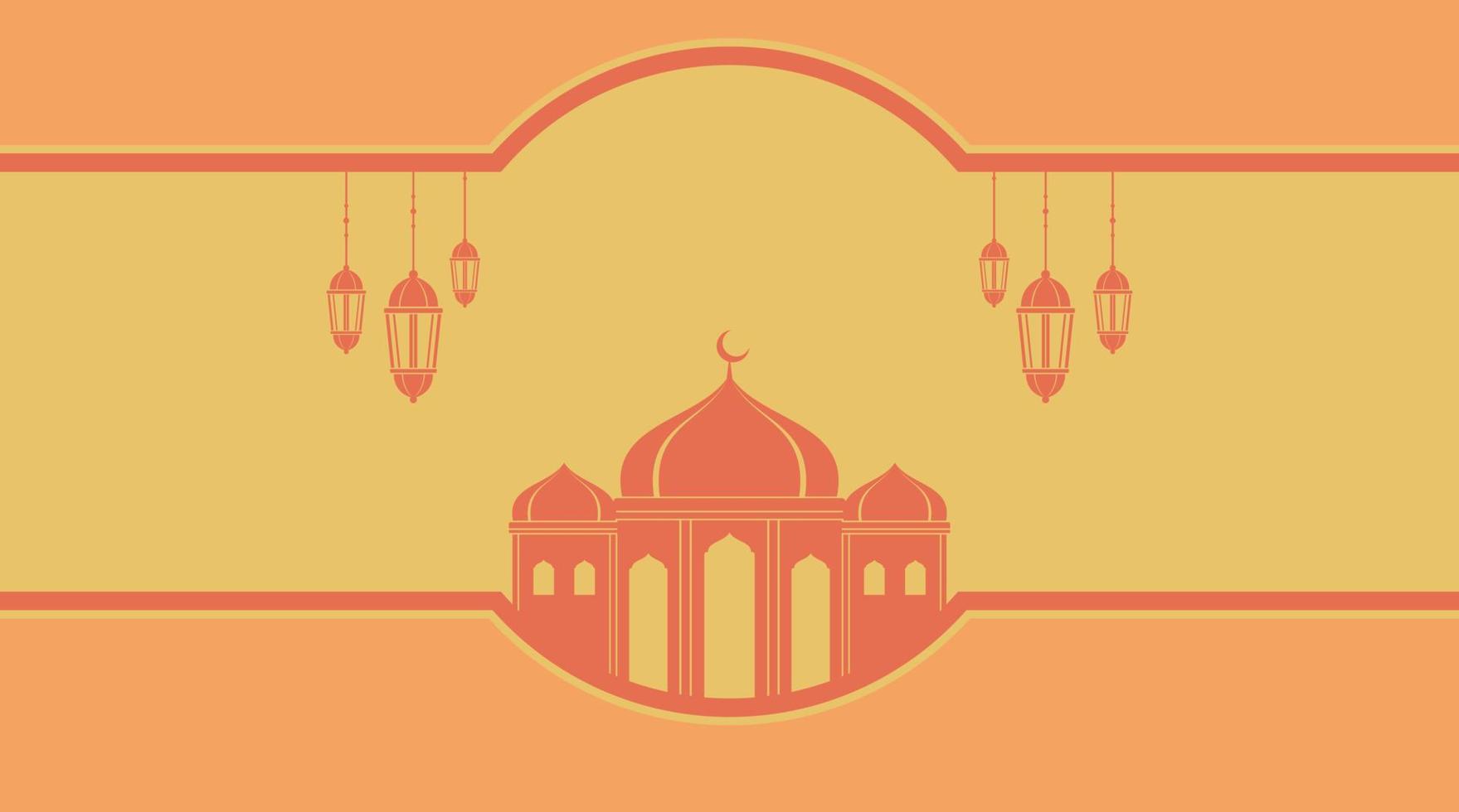 fondo islámico. fondo de eid mubarak. fondo de ramadán kareem. vector