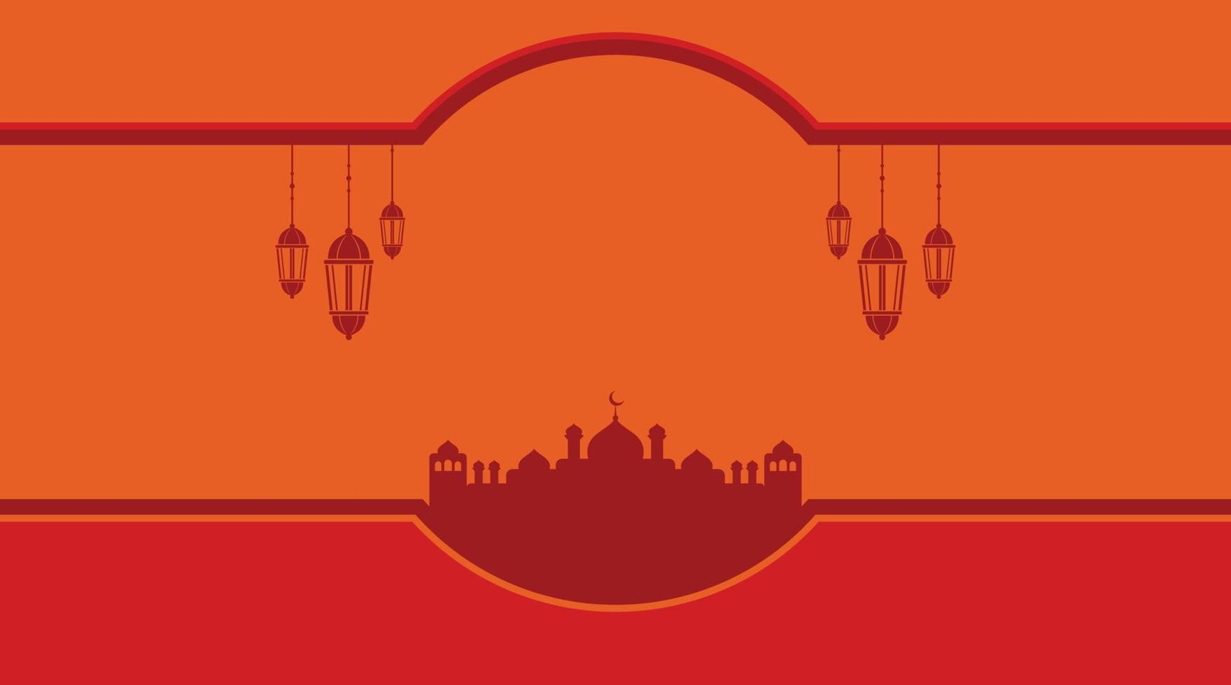 fondo islámico. fondo de eid mubarak. fondo de ramadán kareem. vector