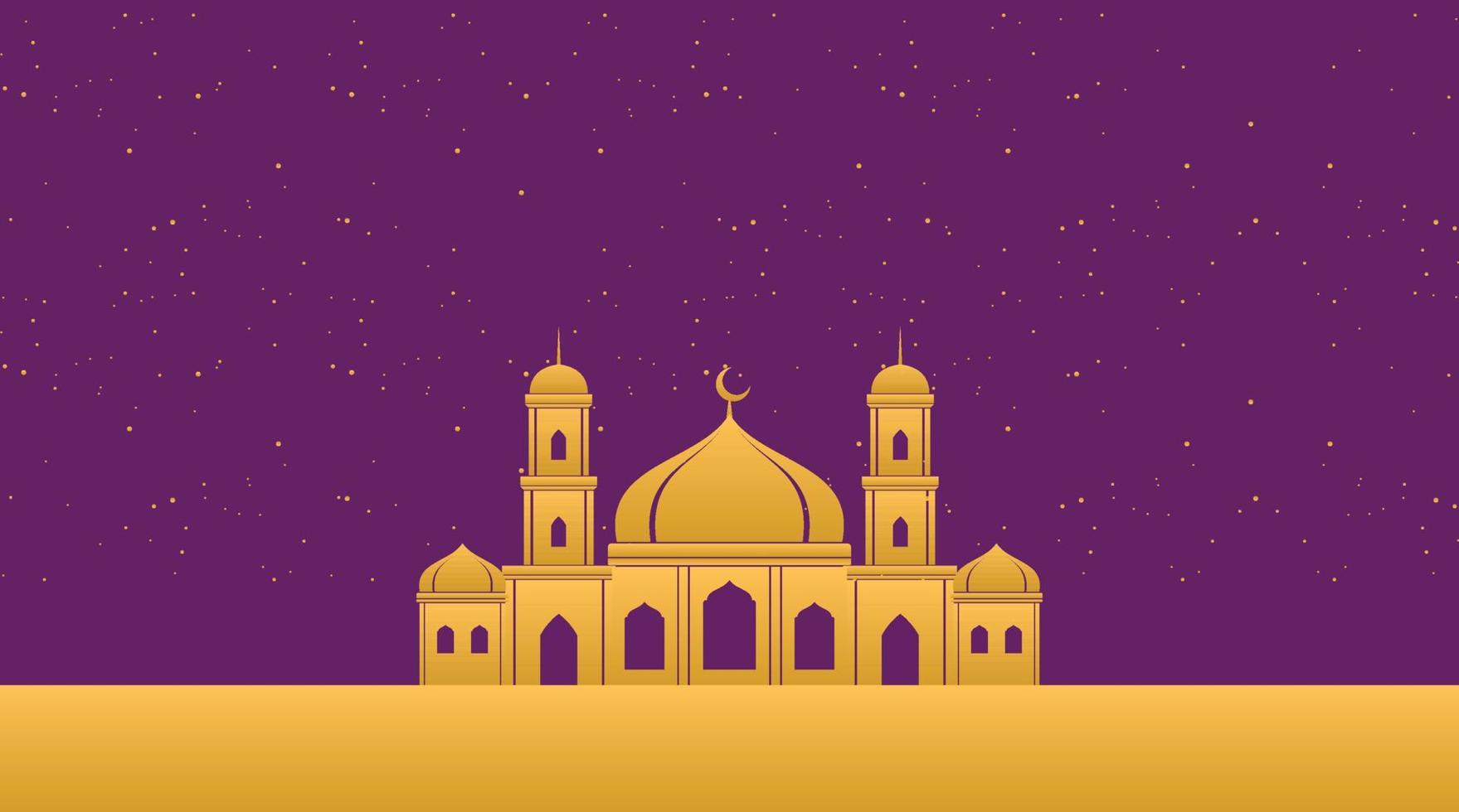 fondo islámico. fondo de eid mubarak. fondo de ramadán kareem. vector