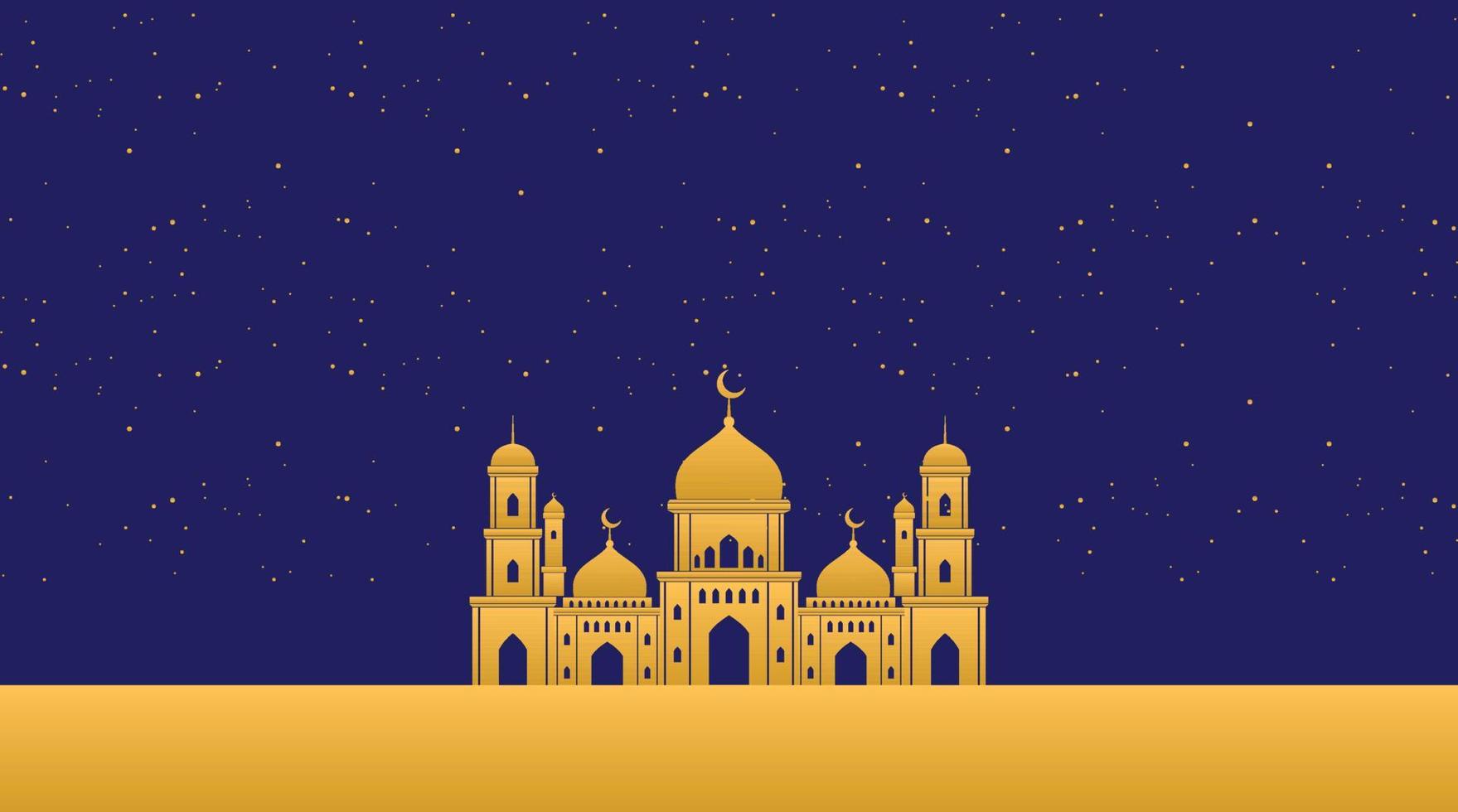 Islamic Background. Eid Mubarak Background. Ramadan Kareem Background. vector