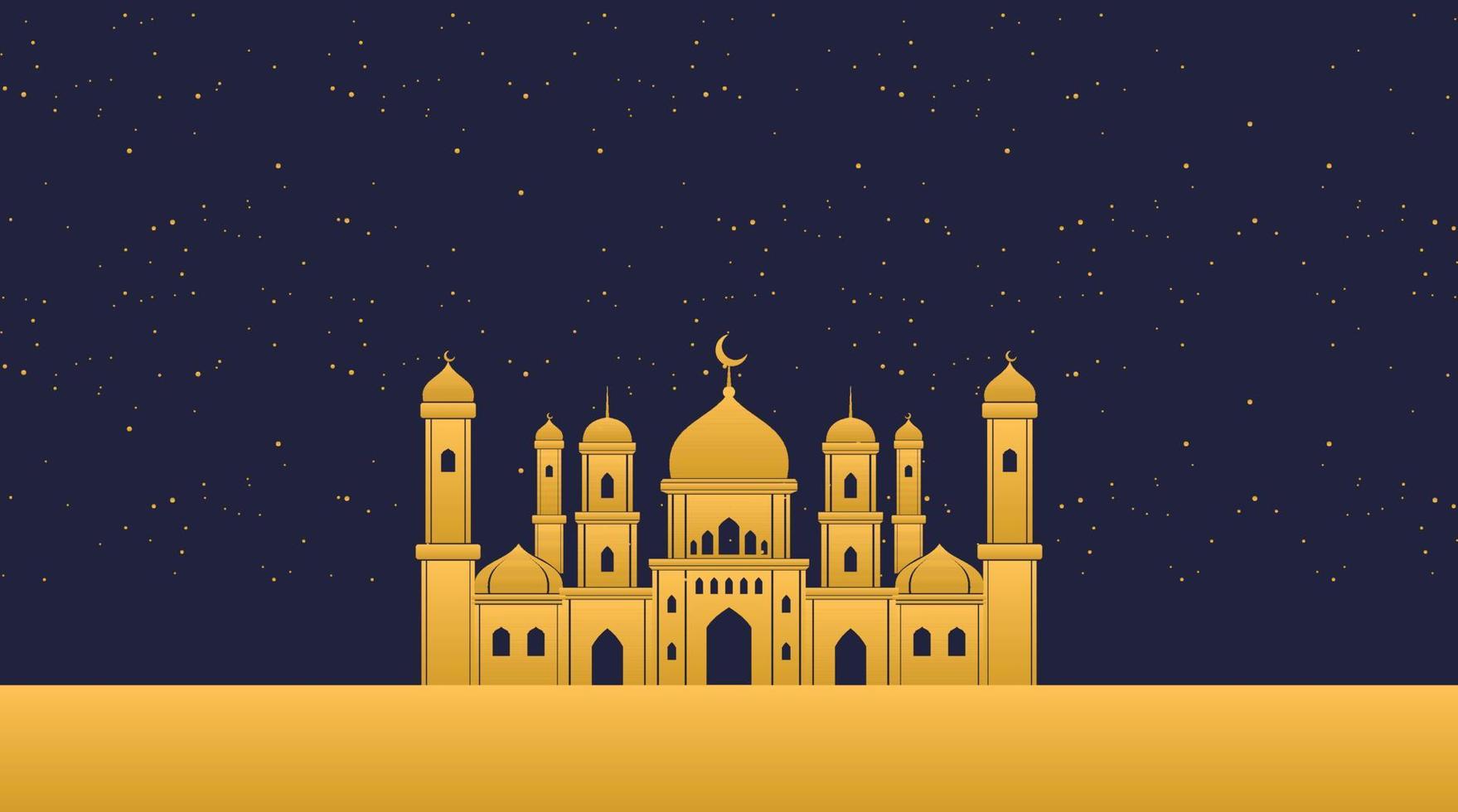 fondo islámico. fondo de eid mubarak. fondo de ramadán kareem. vector