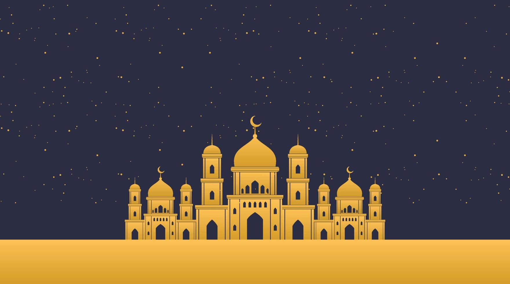 Islamic Background. Eid Mubarak Background. Ramadan Kareem Background. vector
