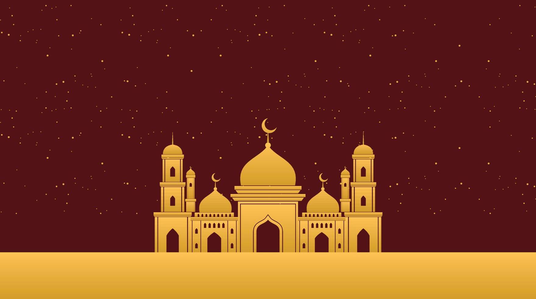 fondo islámico. fondo de eid mubarak. fondo de ramadán kareem. vector