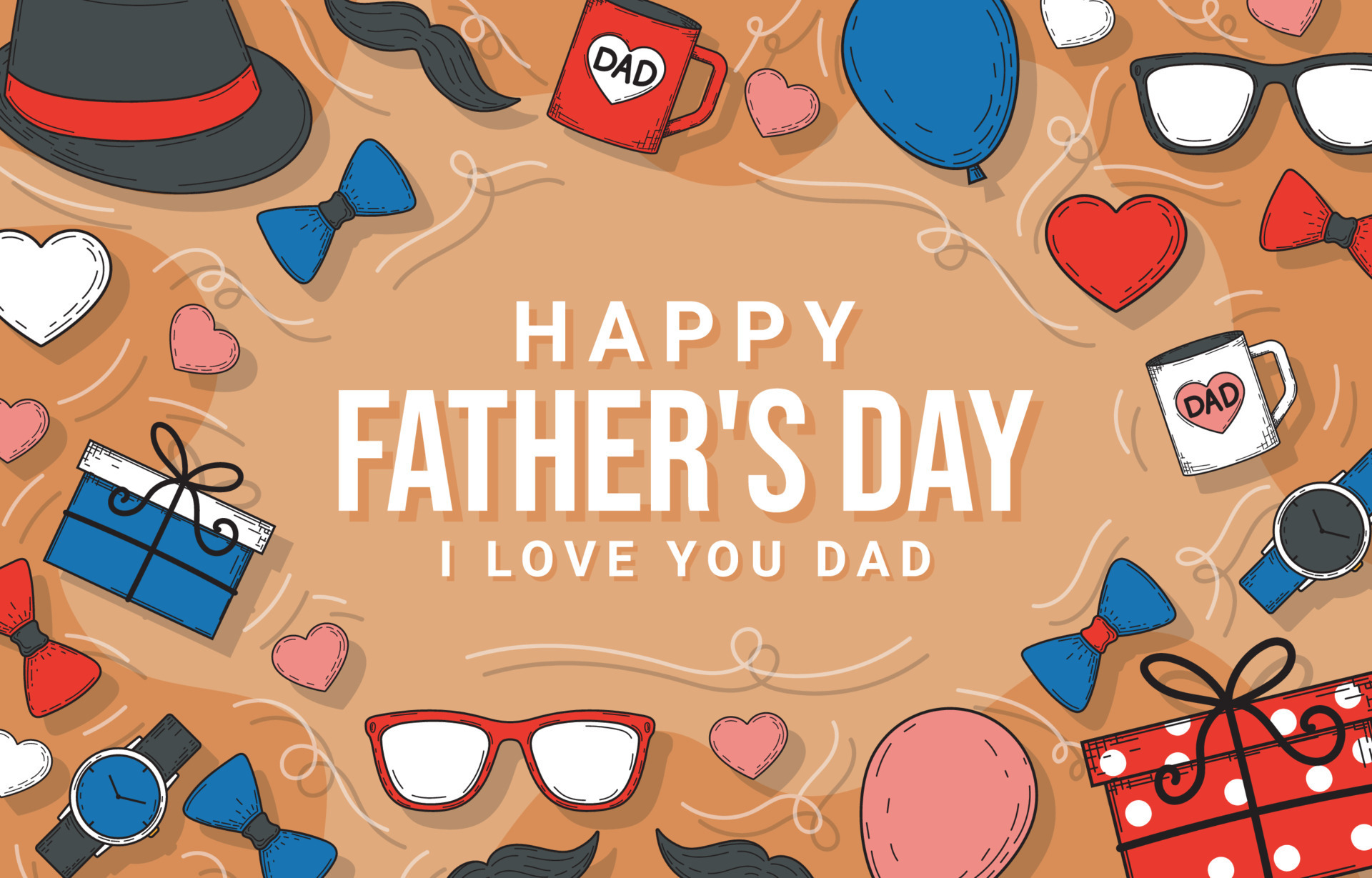 2025 可愛的父親節背景圖下載推薦,整理溫馨插畫、Happy Father's Day主題背景素材,適合製作賀卡、社群分享、親子DIY活動,讓父親節祝福更有溫度!