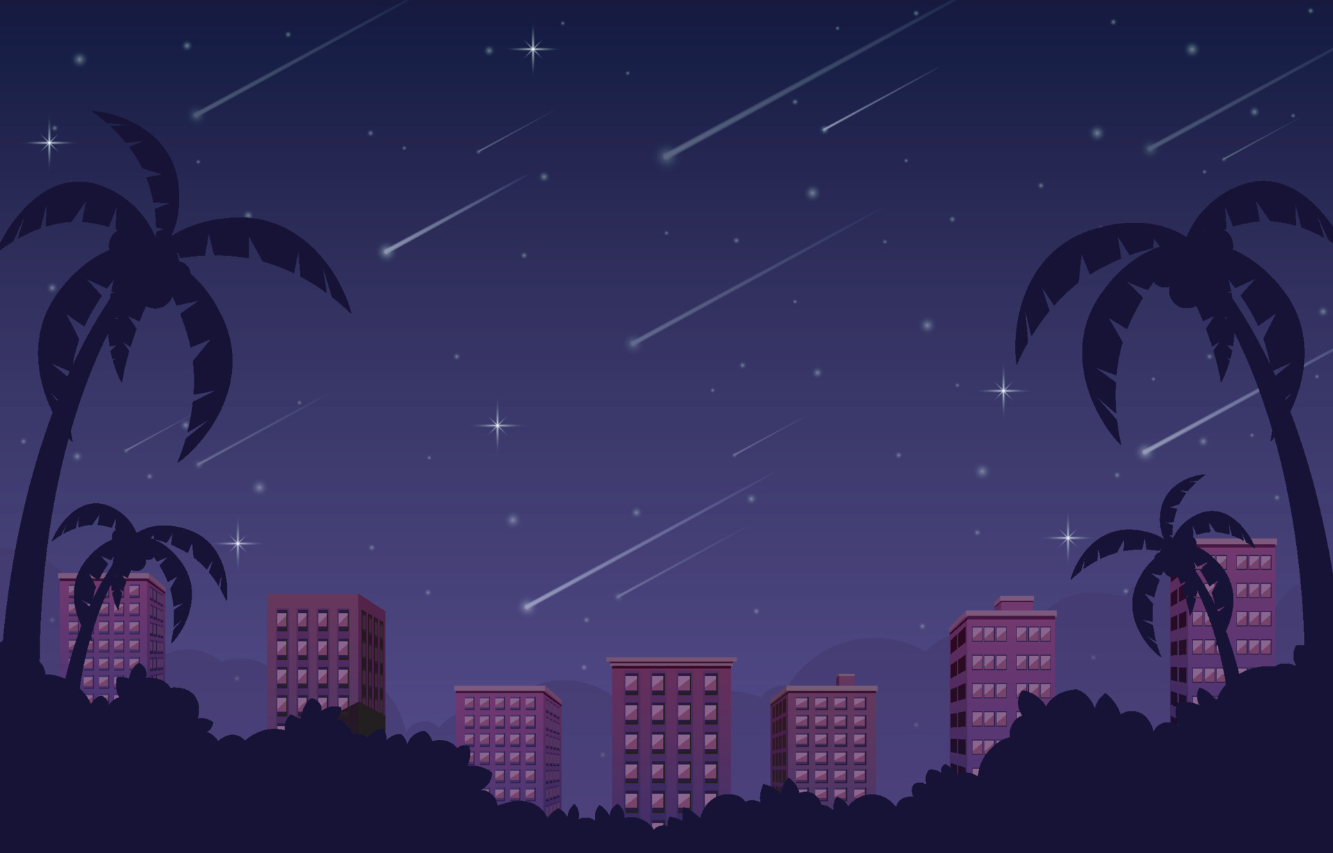 Meteor Shower Background 7478104 Vector Art at Vecteezy
