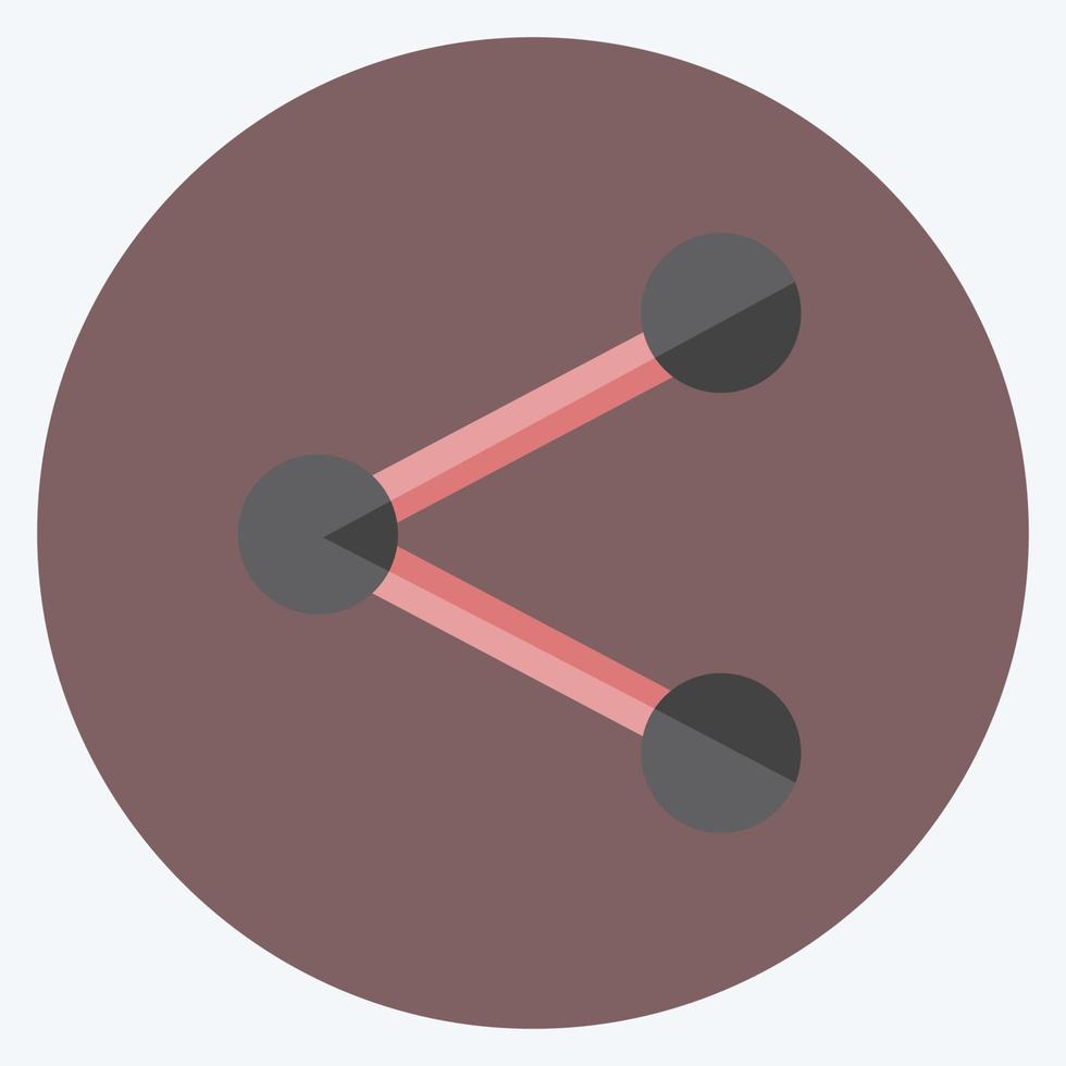 Icon Sharing. suitable for web interface symbol. flat style. simple design editable. design template vector. simple symbol illustration vector