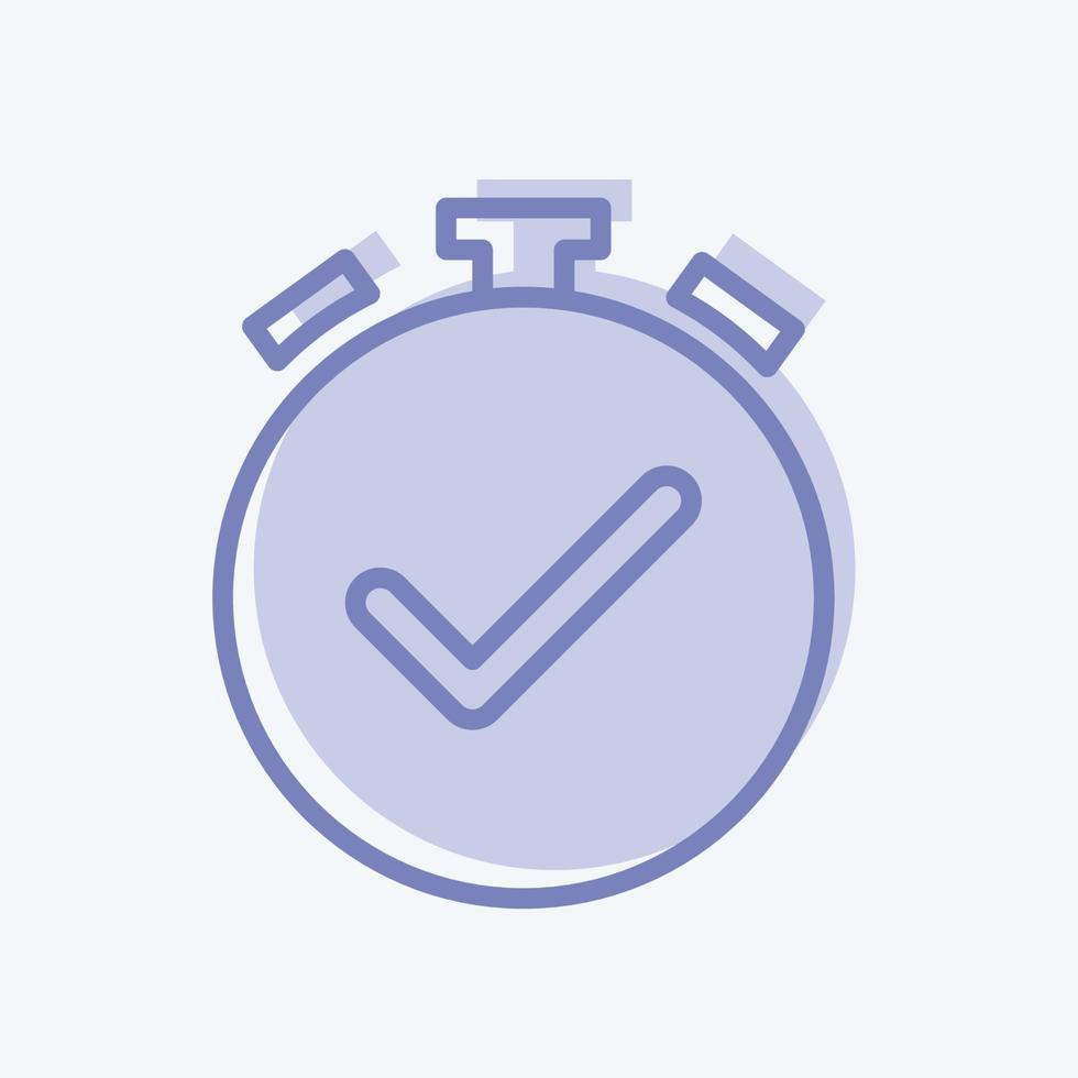 Icon Alarm On. suitable for Infographics symbol. two tone style. simple design editable. design template vector. simple symbol illustration vector