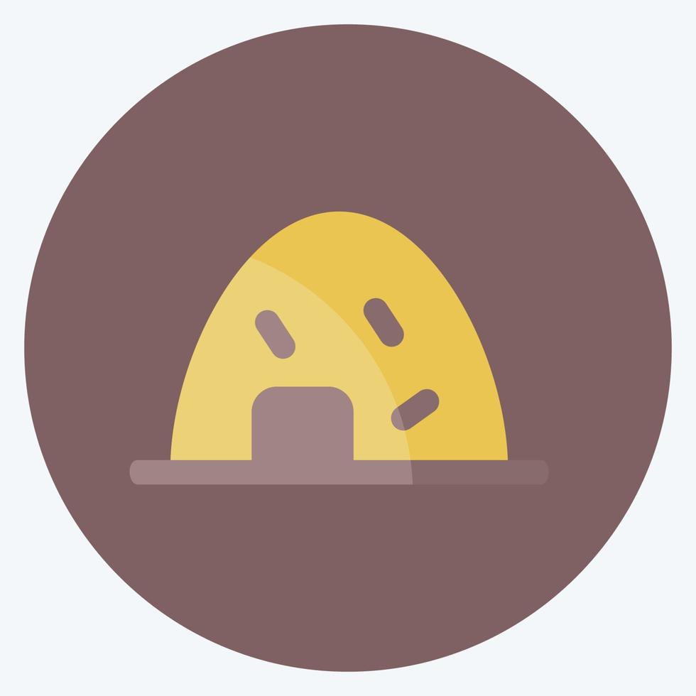 Icon Hay. suitable for Garden symbol. flat style. simple design editable. design template vector. simple symbol illustration vector