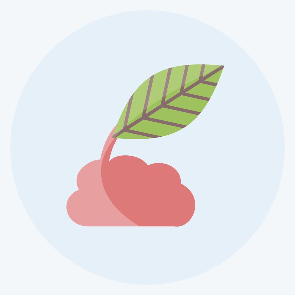 Icon Plantation. suitable for Spring symbol. flat style. simple design editable. design template vector. simple symbol illustration vector