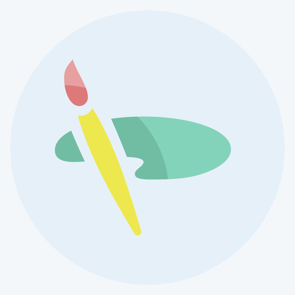 Icon Themes. suitable for Mobile Apps symbol. flat style. simple design editable. design template vector. simple symbol illustration vector