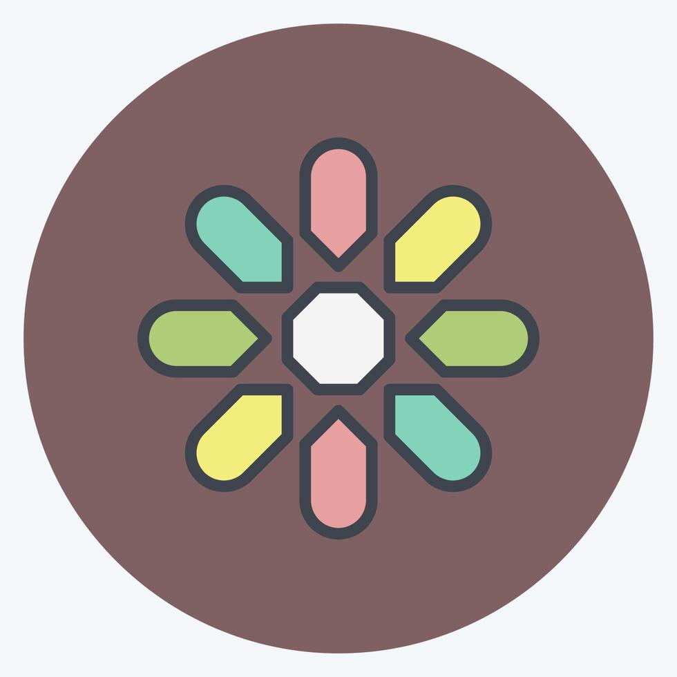 Icon Photos Album. suitable for web interface symbol. color mate style. simple design editable. design template vector. simple symbol illustration vector