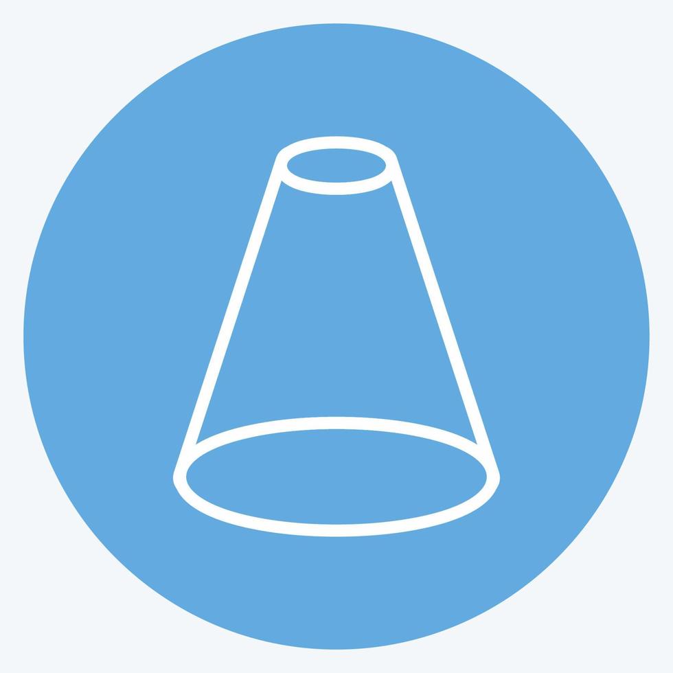 Icon Spotlight. suitable for web interface symbol. blue eyes style. simple design editable. design template vector. simple symbol illustration vector