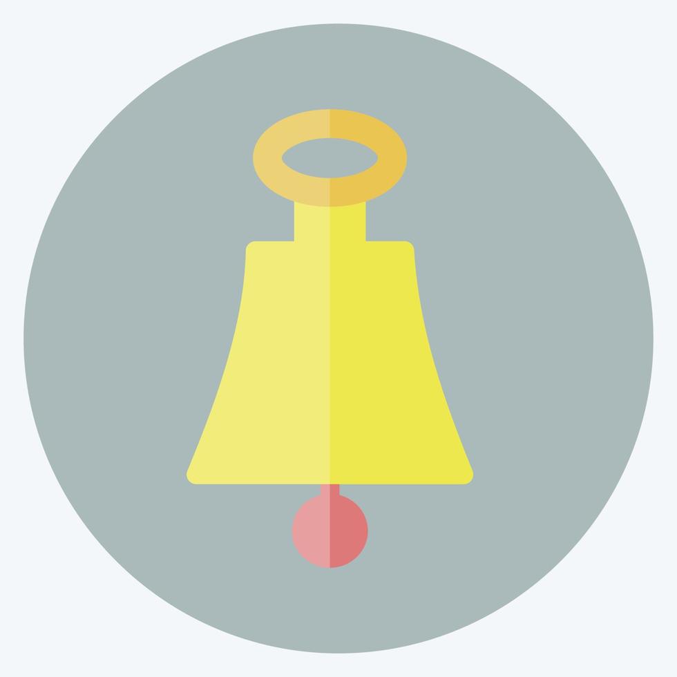 Icon Bell. suitable for Sea symbol. flat style. simple design editable. design template vector. simple symbol illustration vector