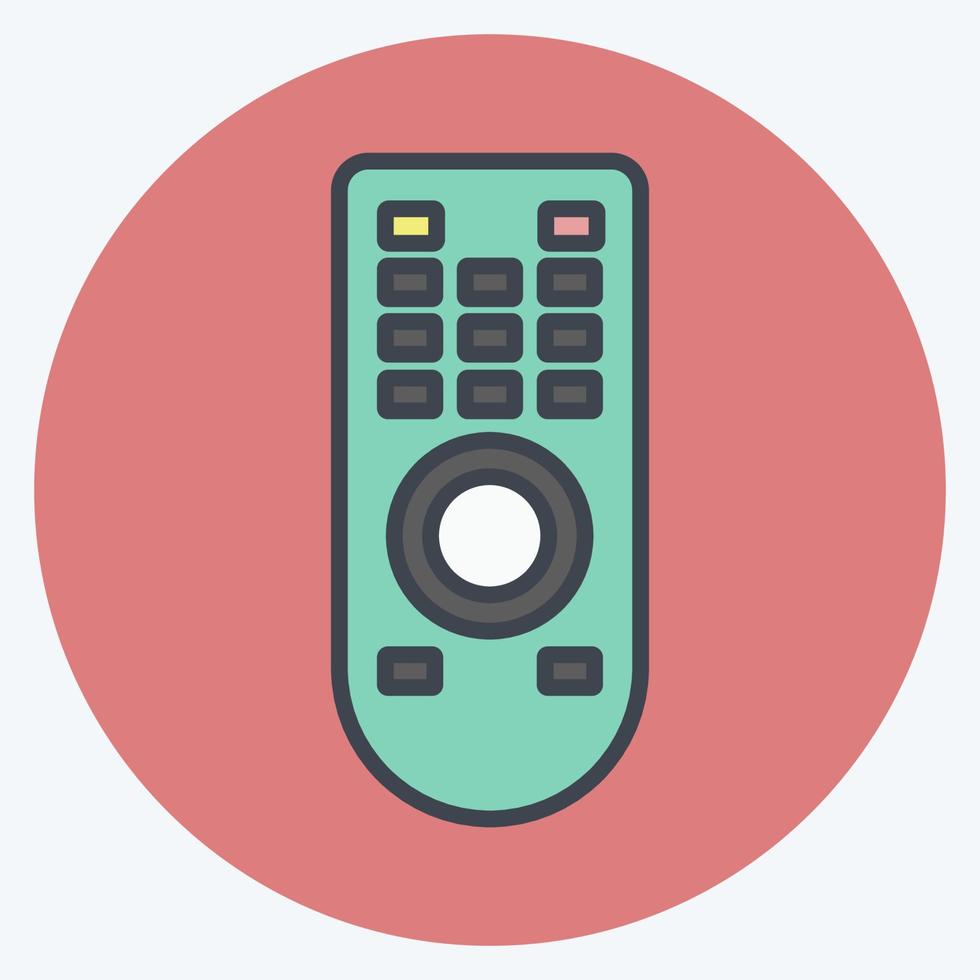 Icon Remote. suitable for Home symbol. color mate style. simple design editable. design template vector. simple symbol illustration vector