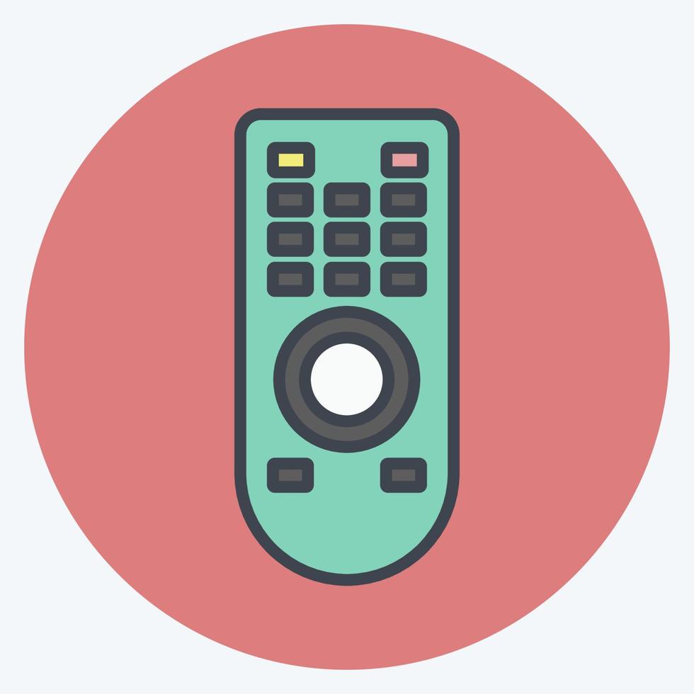 Icon Remote. suitable for Home symbol. color mate style. simple design editable. design template vector. simple symbol illustration vector