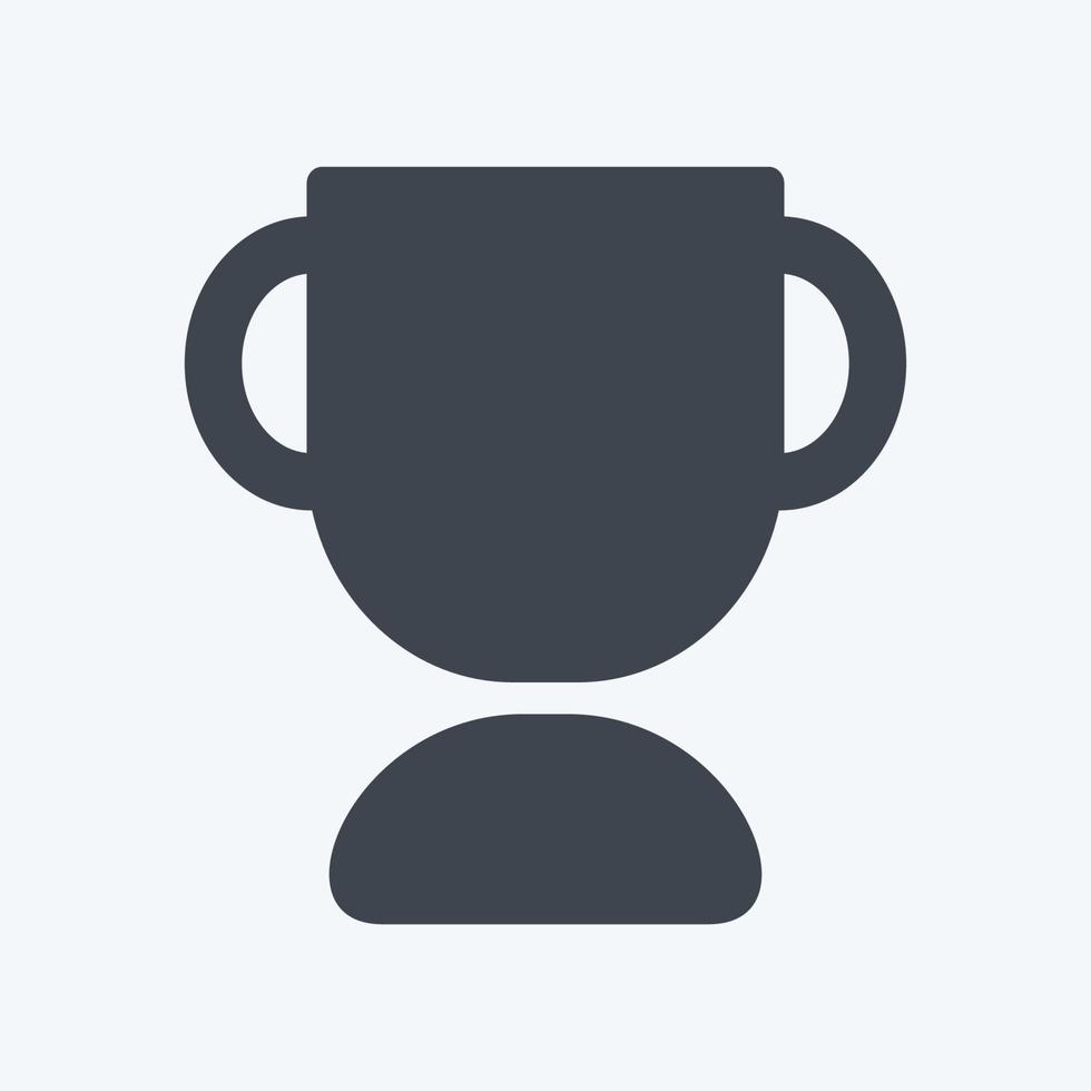 Icon Awards. suitable for Education symbol. glyph style. simple design editable. design template vector. simple symbol illustration vector