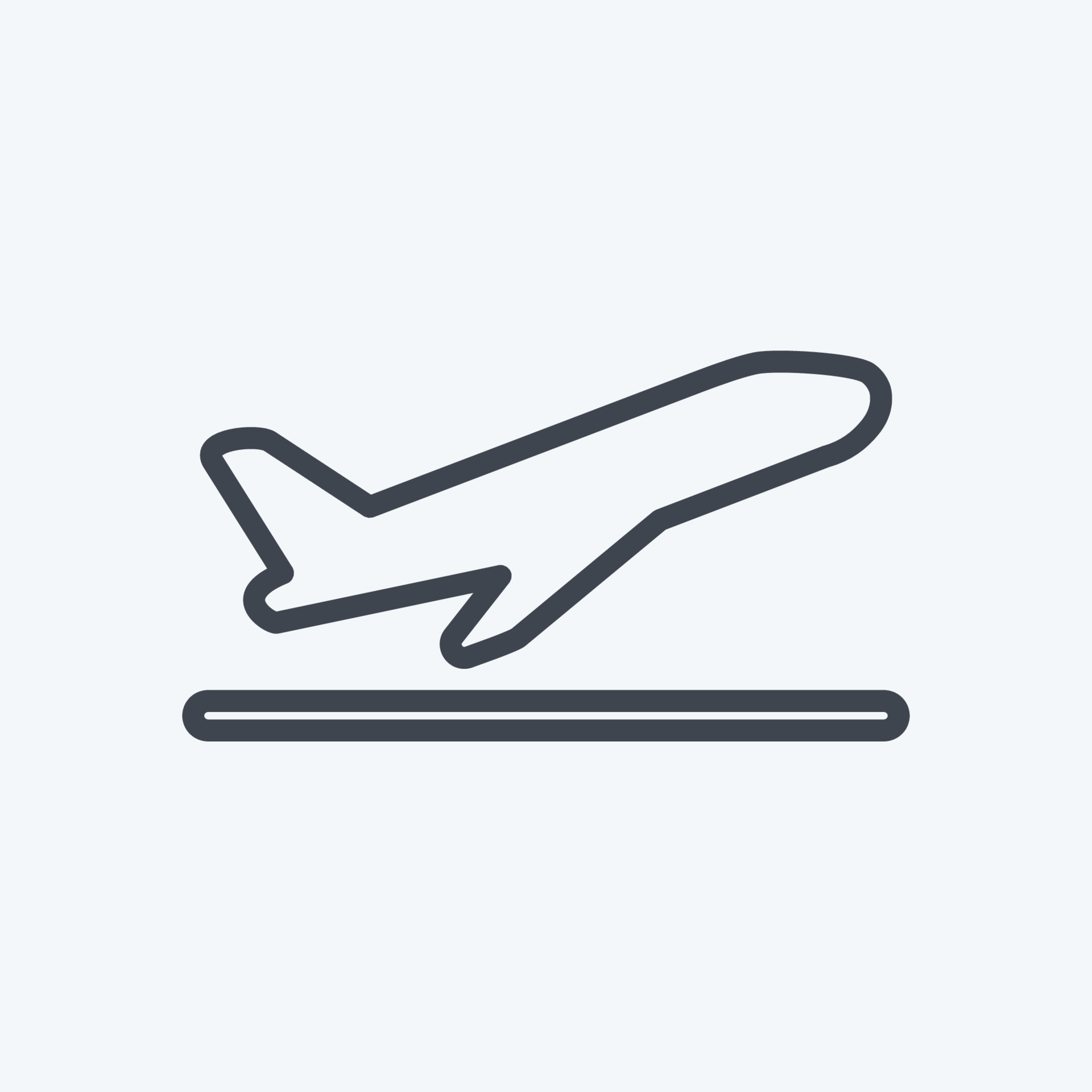Icon Flight Takeoff. suitable for Infographics symbol. line style. simple  design editable. design template vector. simple symbol illustration 7479111  Vector Art at Vecteezy