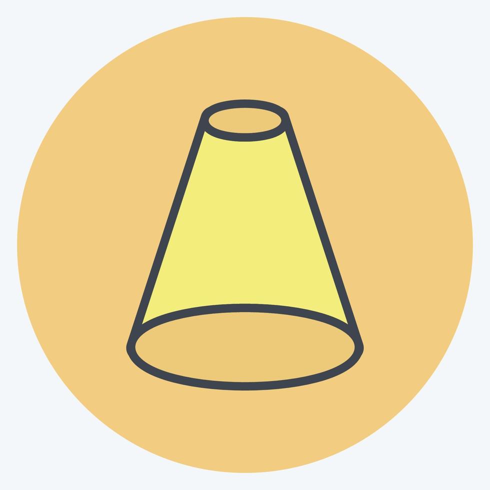 Icon Spotlight. suitable for web interface symbol. color mate style. simple design editable. design template vector. simple symbol illustration vector