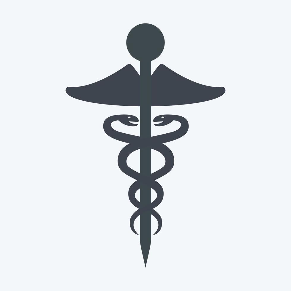 Icon Health Care. suitable for Community symbol. glyph style. simple design editable. design template vector. simple symbol illustration vector