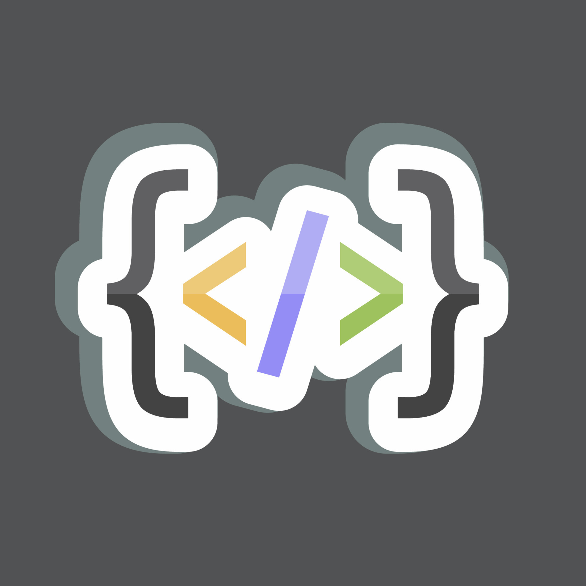 Sticker Programming. suitable for Programming symbol. simple design ...