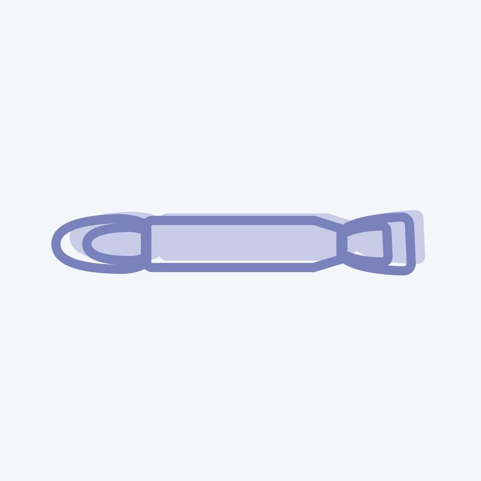 Icon Eyeshadow applicator. suitable for beauty care symbol. two tone style. simple design editable. design template vector. simple symbol illustration vector