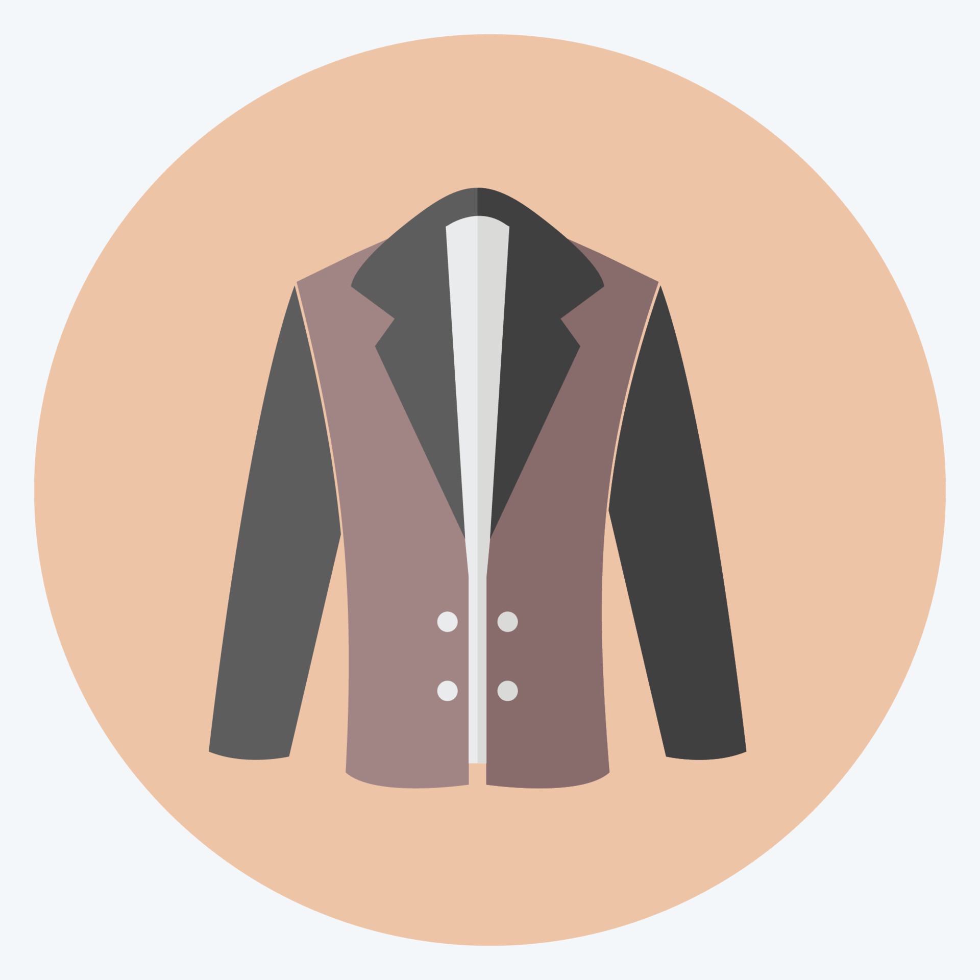 Simple outlet coat design