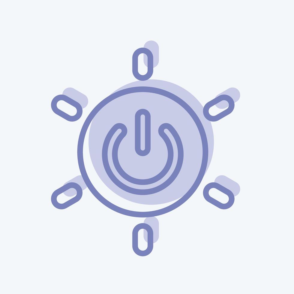 Icon Energy. suitable for Community symbol. two tone style. simple design editable. design template vector. simple symbol illustration vector