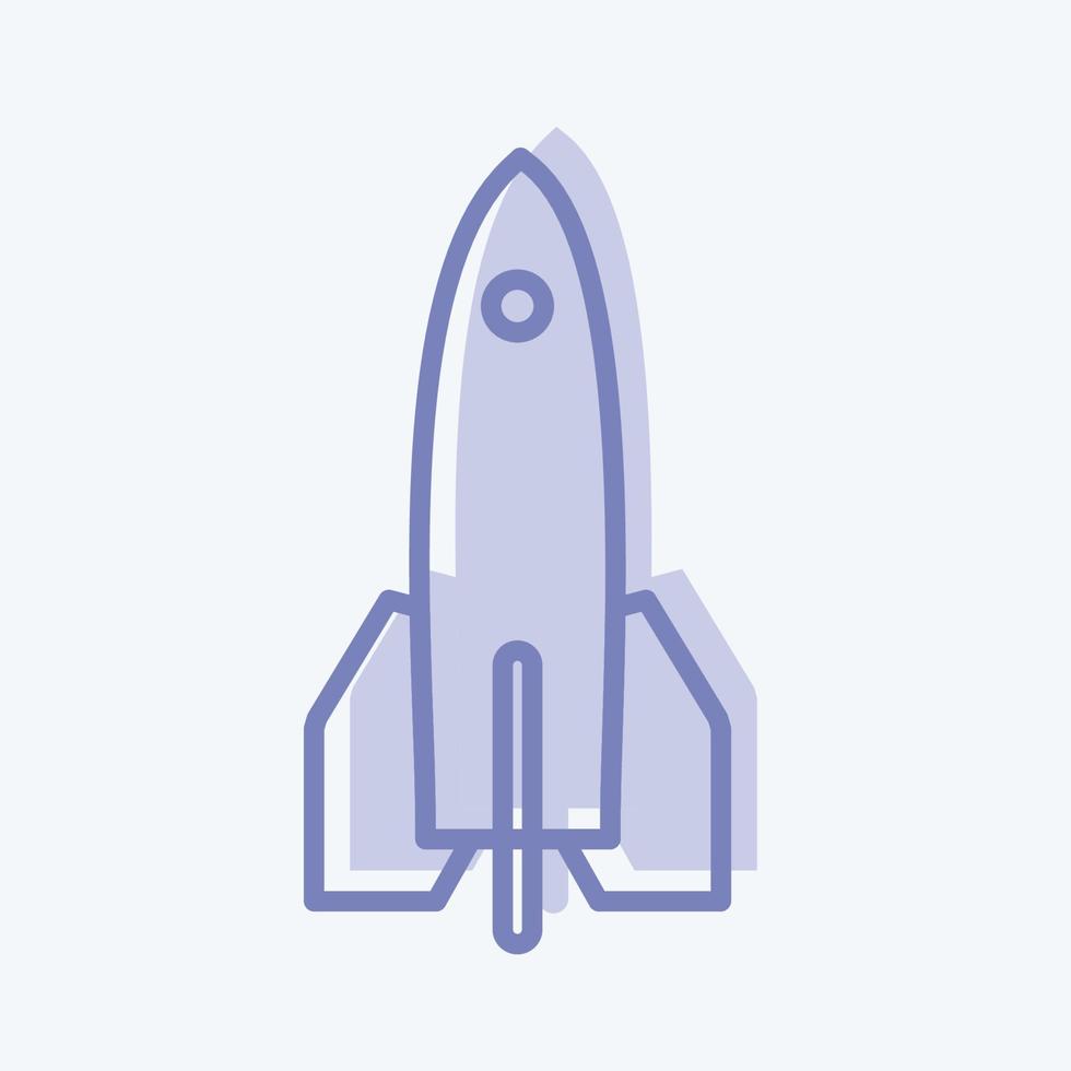 Icon Toy Jet. suitable for Toy symbol. two tone style. simple design editable. design template vector. simple symbol illustration vector