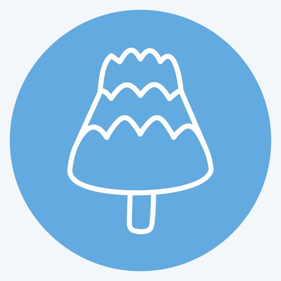 Icon Artichoke. suitable for Fruits and Vegetables symbol. blue eyes style. simple design editable. design template vector. simple symbol ill vector