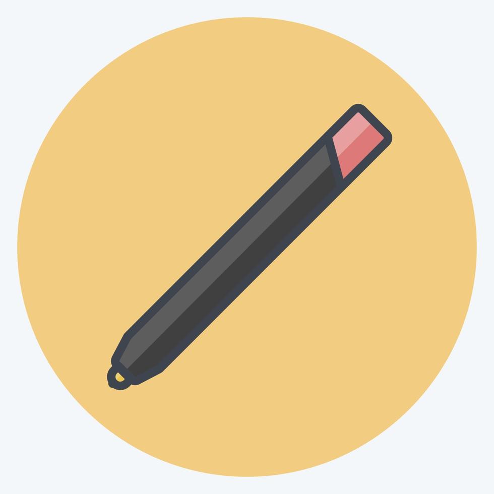 lápices de labios de icono. adecuado para el símbolo de cuidado de la belleza. estilo plano diseño simple editable. vector de plantilla de diseño. ilustración de símbolo simple