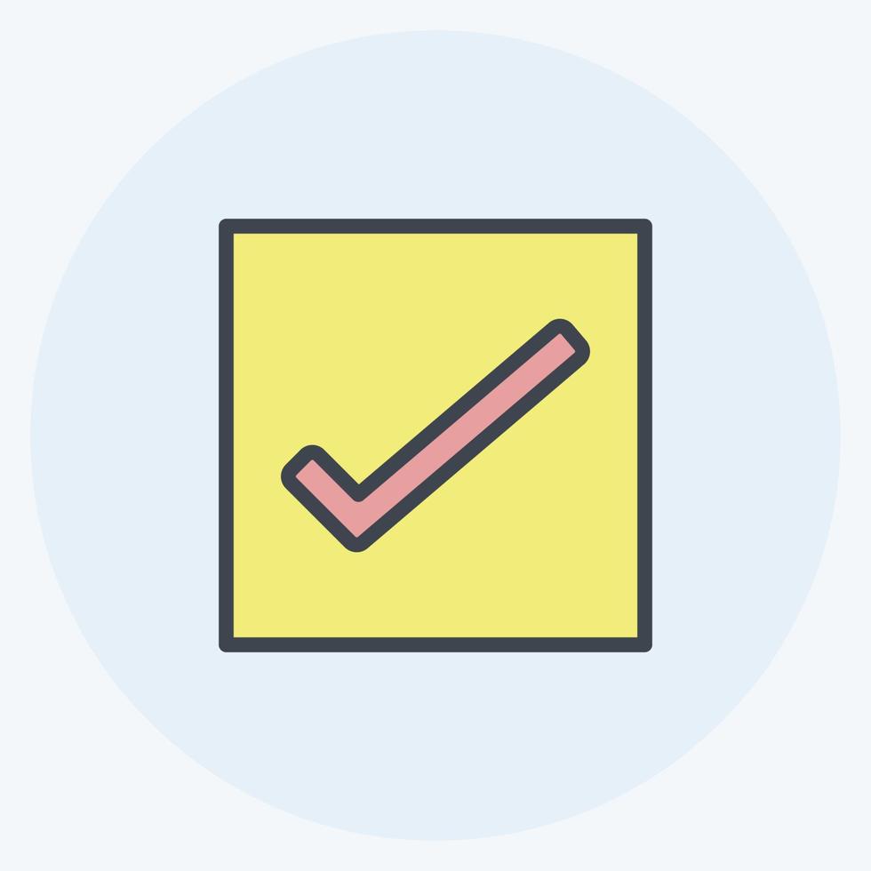 Icon Reminders. suitable for Mobile Apps symbol. color mate style. simple design editable. design template vector. simple symbol illustration vector