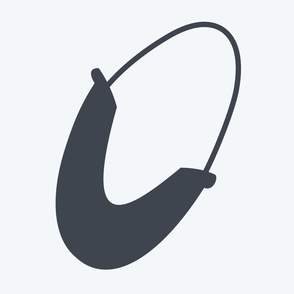 Icon Corn. suitable for Fruits and Vegetables symbol. glyph style. simple design editable. design template vector. simple symbol illustration vector