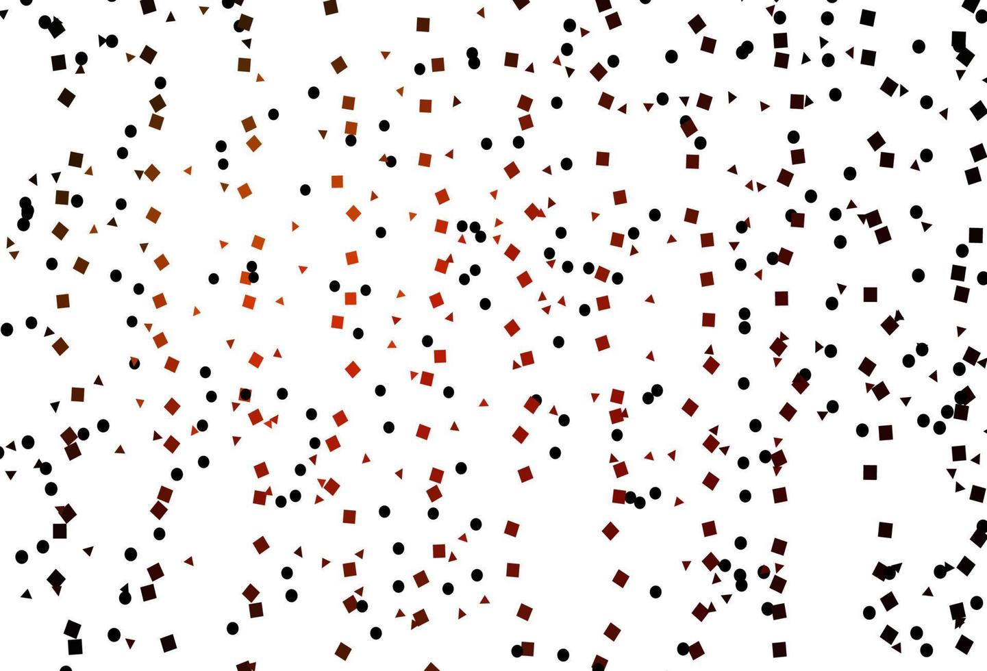 Light Orange vector pattern in polygonal style with circles.