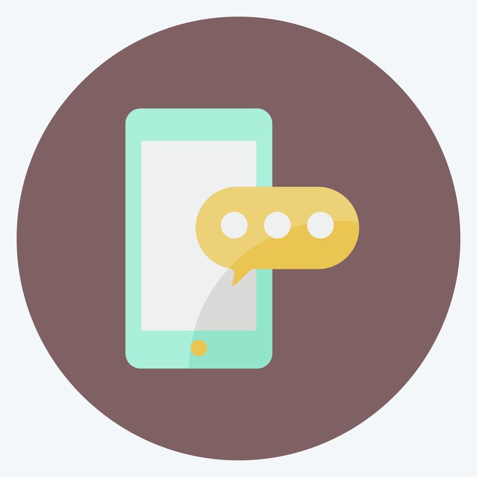 Icon Typing. suitable for Education symbol. flat style. simple design editable. design template vector. simple symbol illustration vector