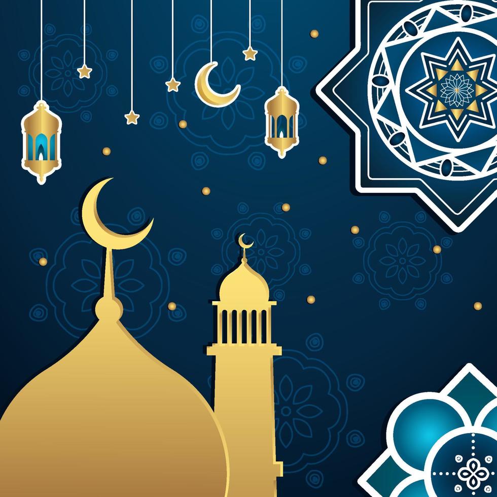 General Element Ramadan Background vector