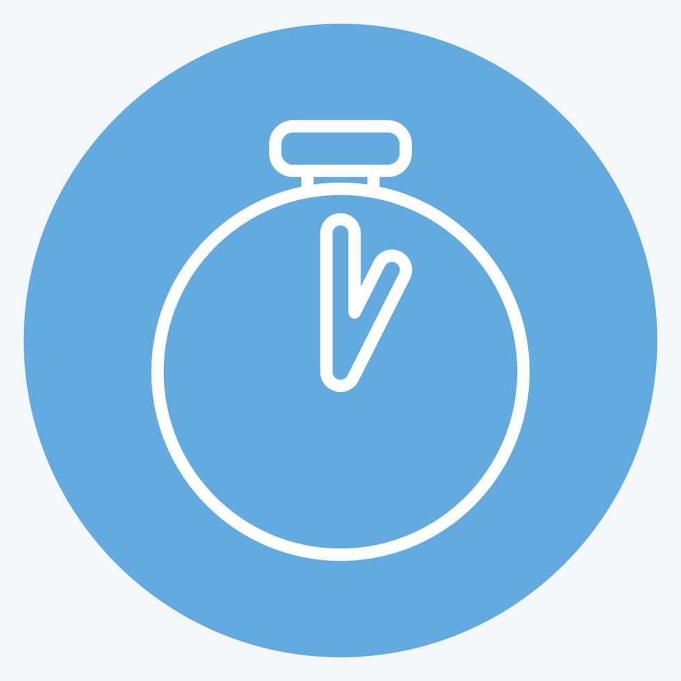 Icon Timer. suitable for Photo Editing symbol. blue eyes style. simple design editable. design template vector. simple symbol illustration vector