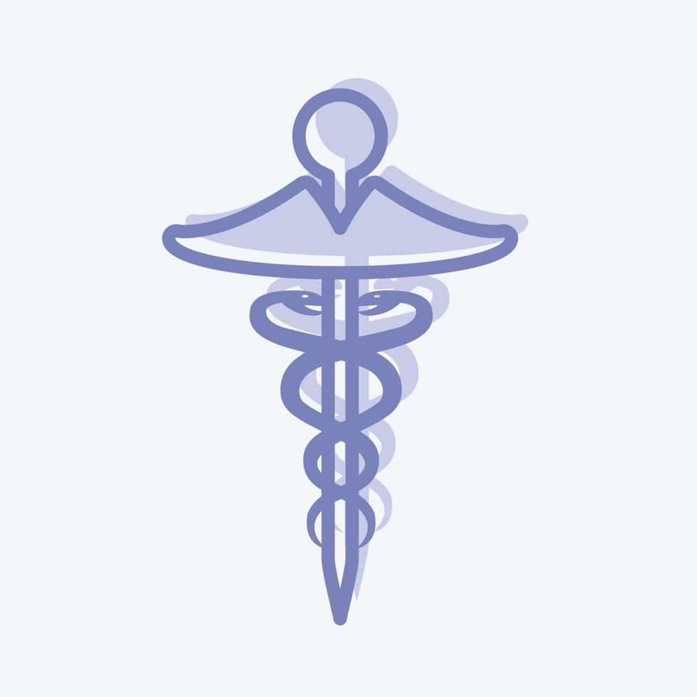 Icon Health Care. suitable for Community symbol. two tone style. simple design editable. design template vector. simple symbol illustration vector