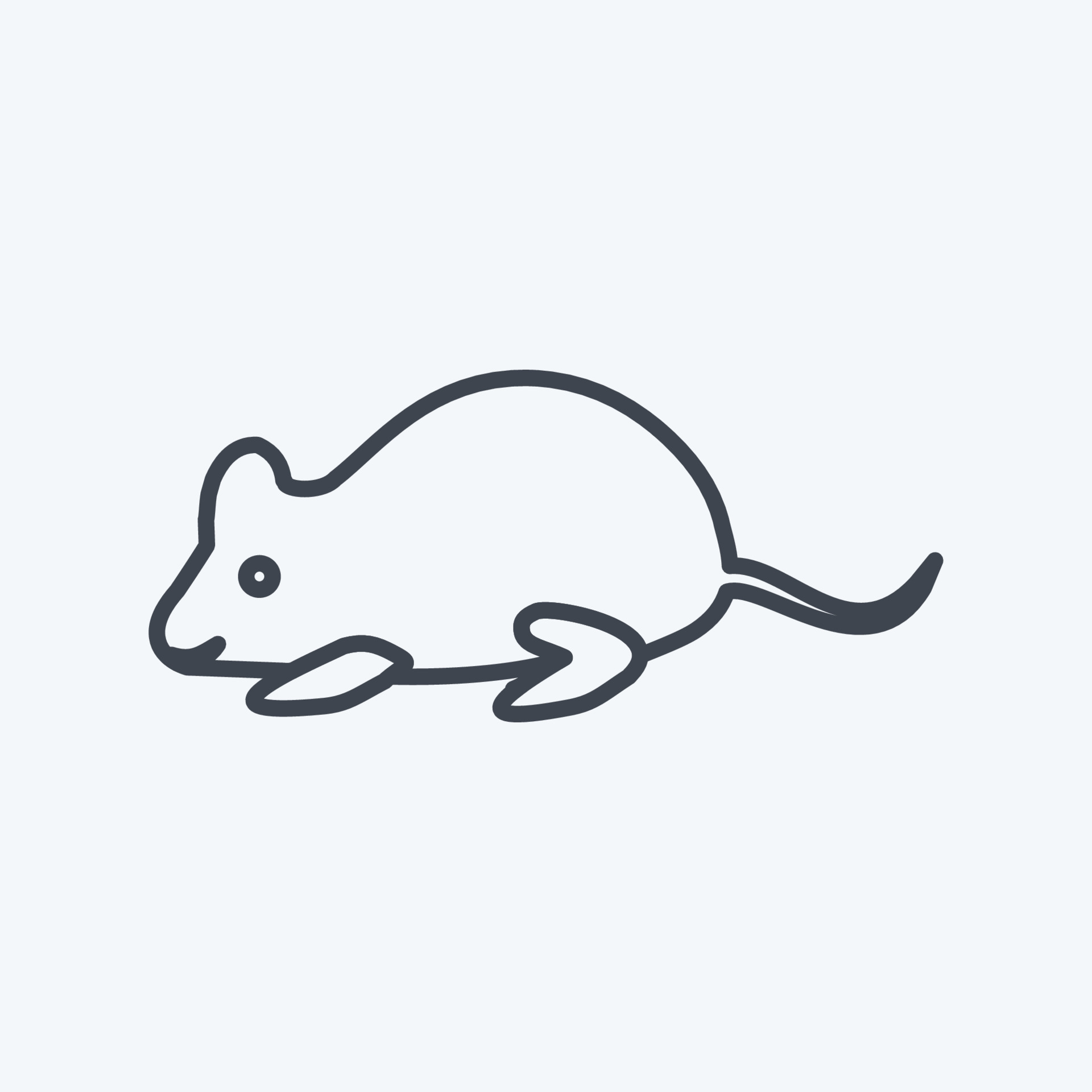 Icon Mouse. suitable for animal symbol. line style. simple design editable.  design template vector. simple symbol illustration 7481959 Vector Art at  Vecteezy