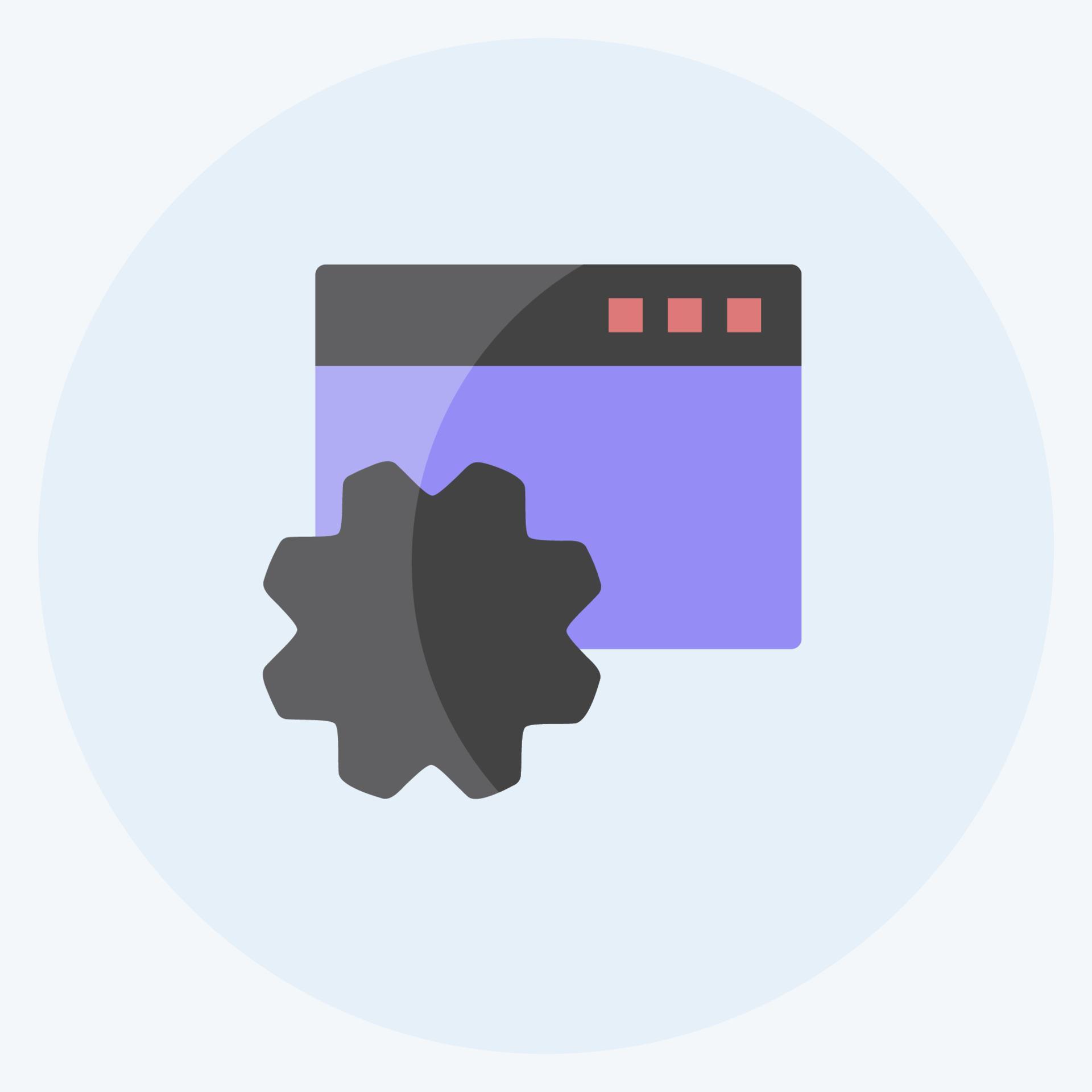 Icon Browser Configurations. suitable for Programming symbol. flat ...