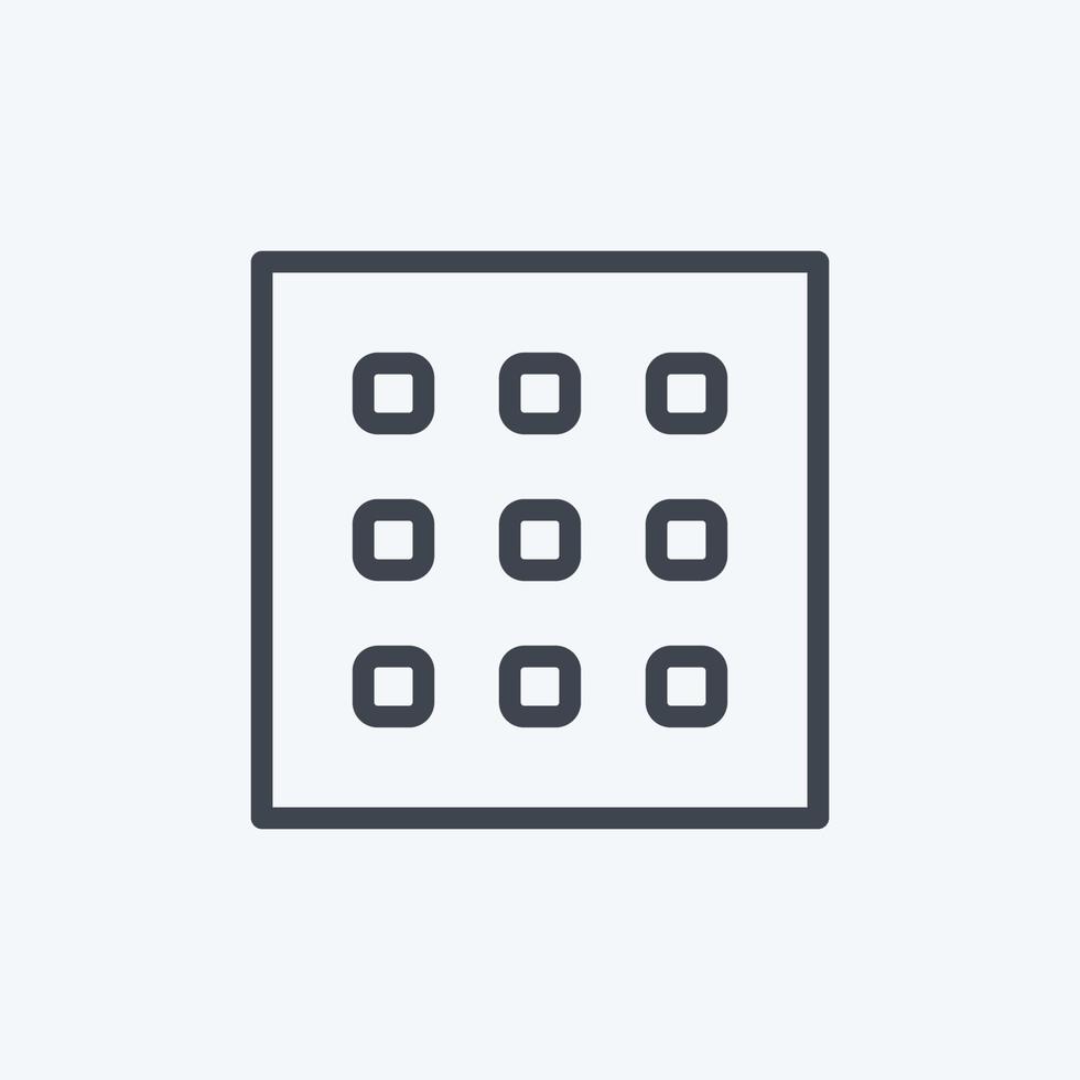 Icon Texture. suitable for Photo Editing symbol. line style. simple design editable. design template vector. simple symbol illustration vector